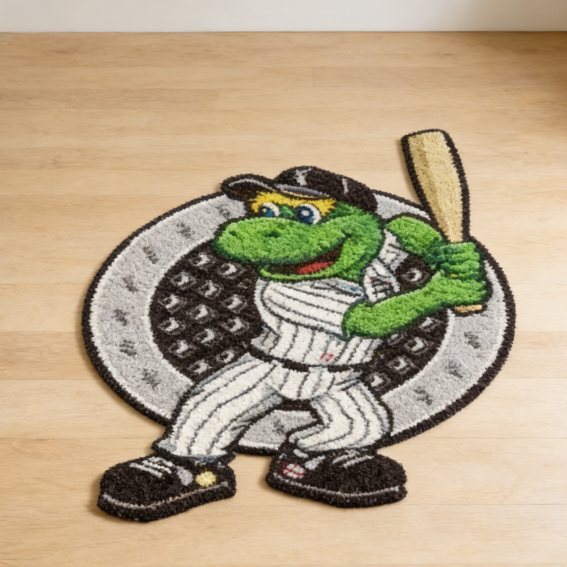 Chicago white sox Mascot Rug