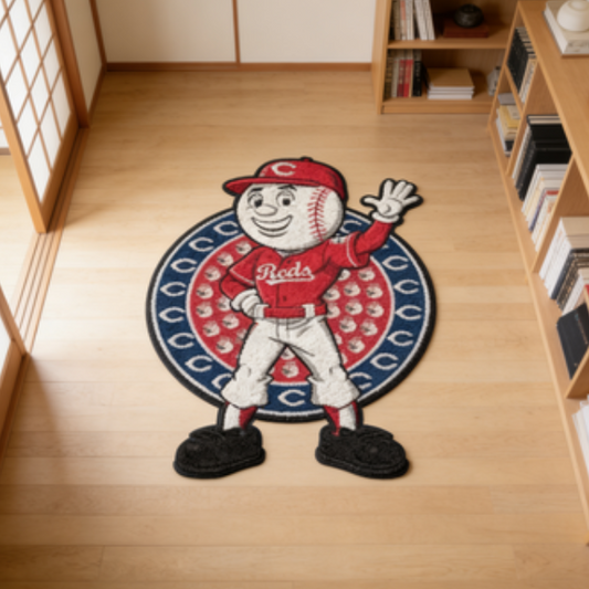 Cincinnati Reds Mascot Rug