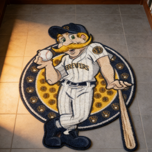 Milwaukee Brewers Mascot Rug