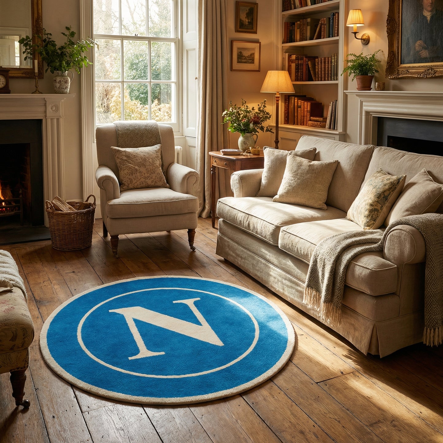 Napoli team Logo Rug