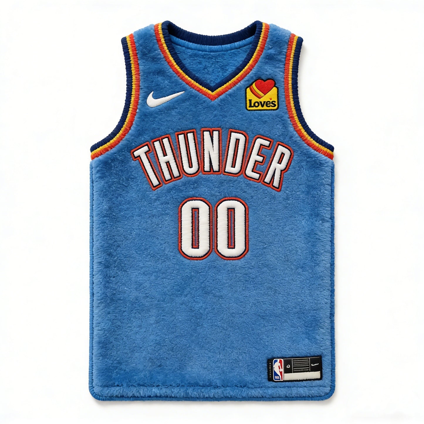 Oklahoma city thunder jersey Rug