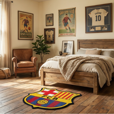 FC Barcelonaยฎ Logo Rug