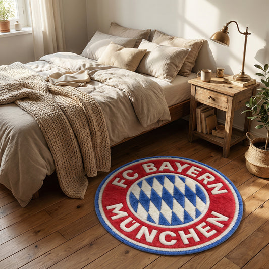 FC Bayern Munich Logo Rug
