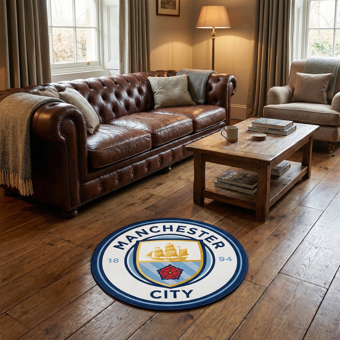 Manchester City FC® Logo Rug