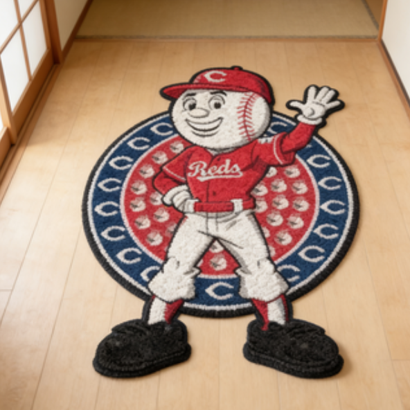 Cincinnati Reds Mascot Rug