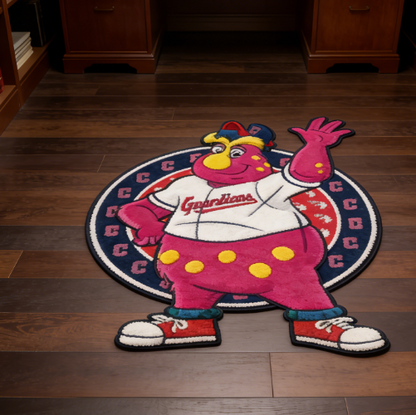 Cleveland Guardians Mascot Rug