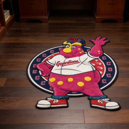 Cleveland Guardians Mascot Rug