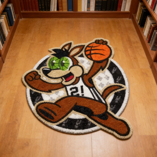 San Antonio spurs Mascot Rug