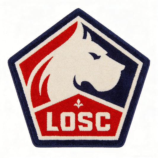 Lille OSC Logo Rug
