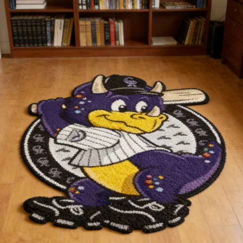 Colorado Rockies Mascot Rug