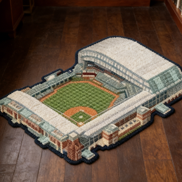 Houston Astrosm Daikin Park Stadium Rug