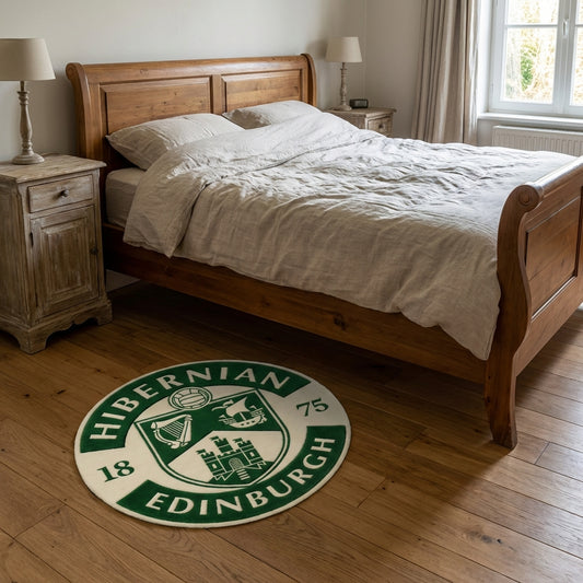 Hibernian FC Logo Rug