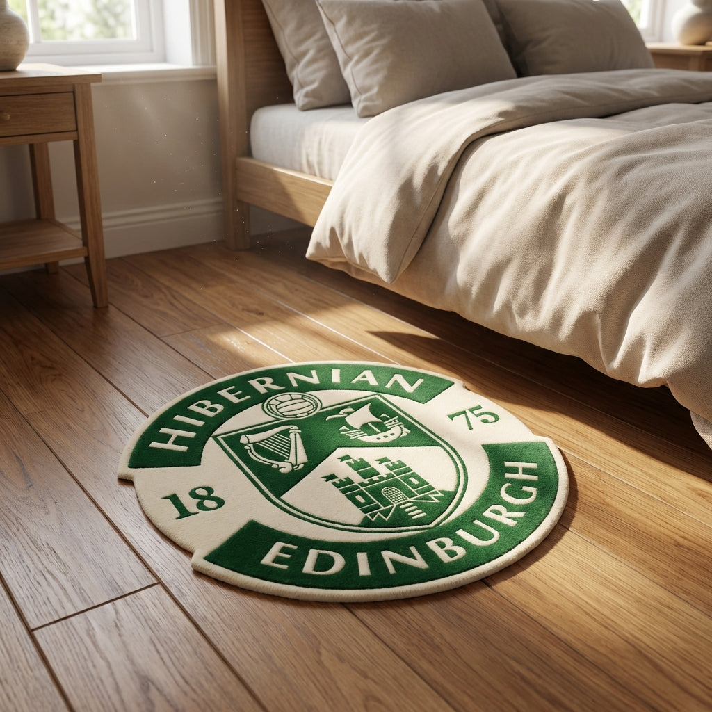 Hibernian FC Logo Rug