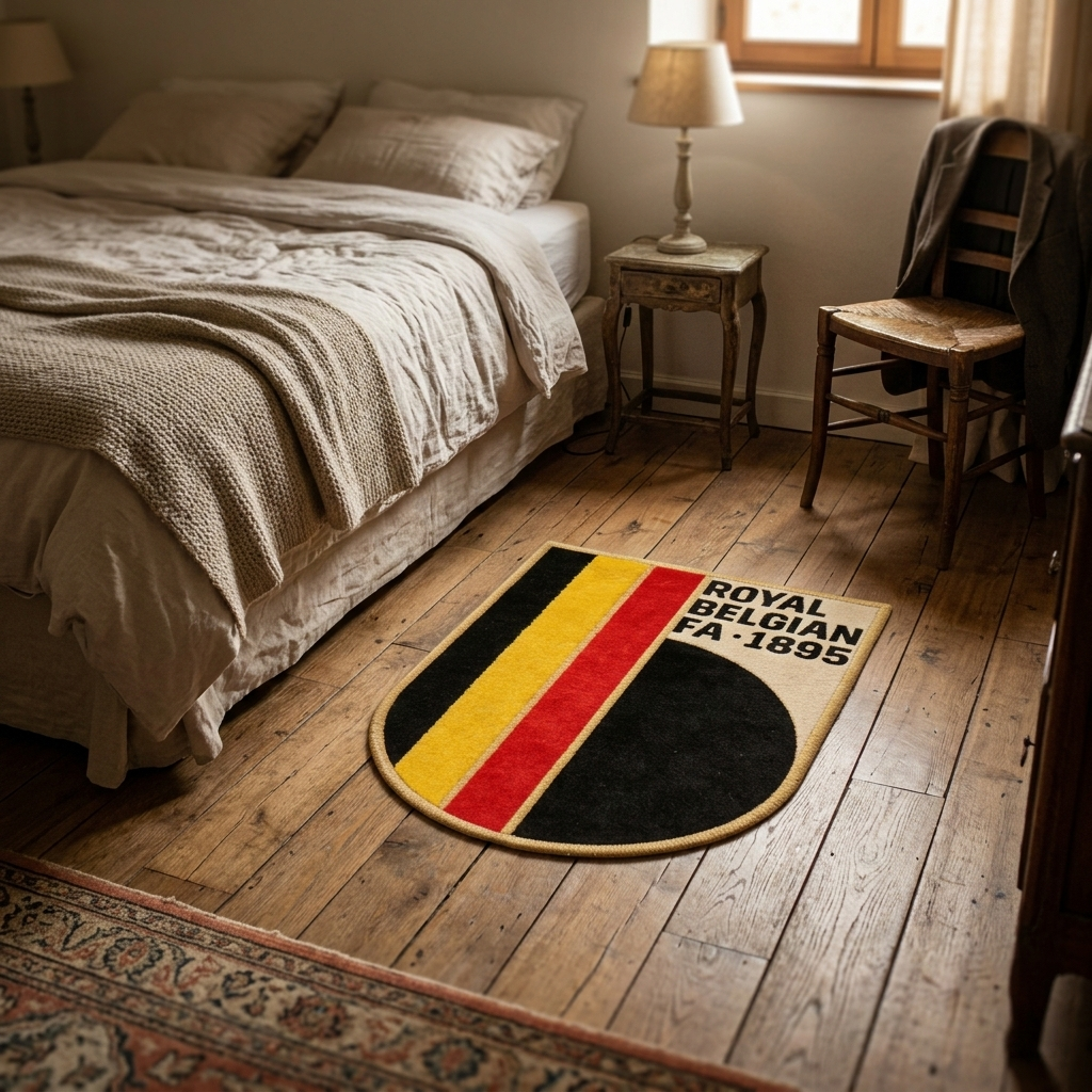 Royal Belgian FA Logo Rug