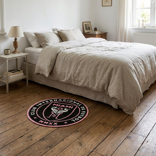Inter Miami  FC Logo Rug