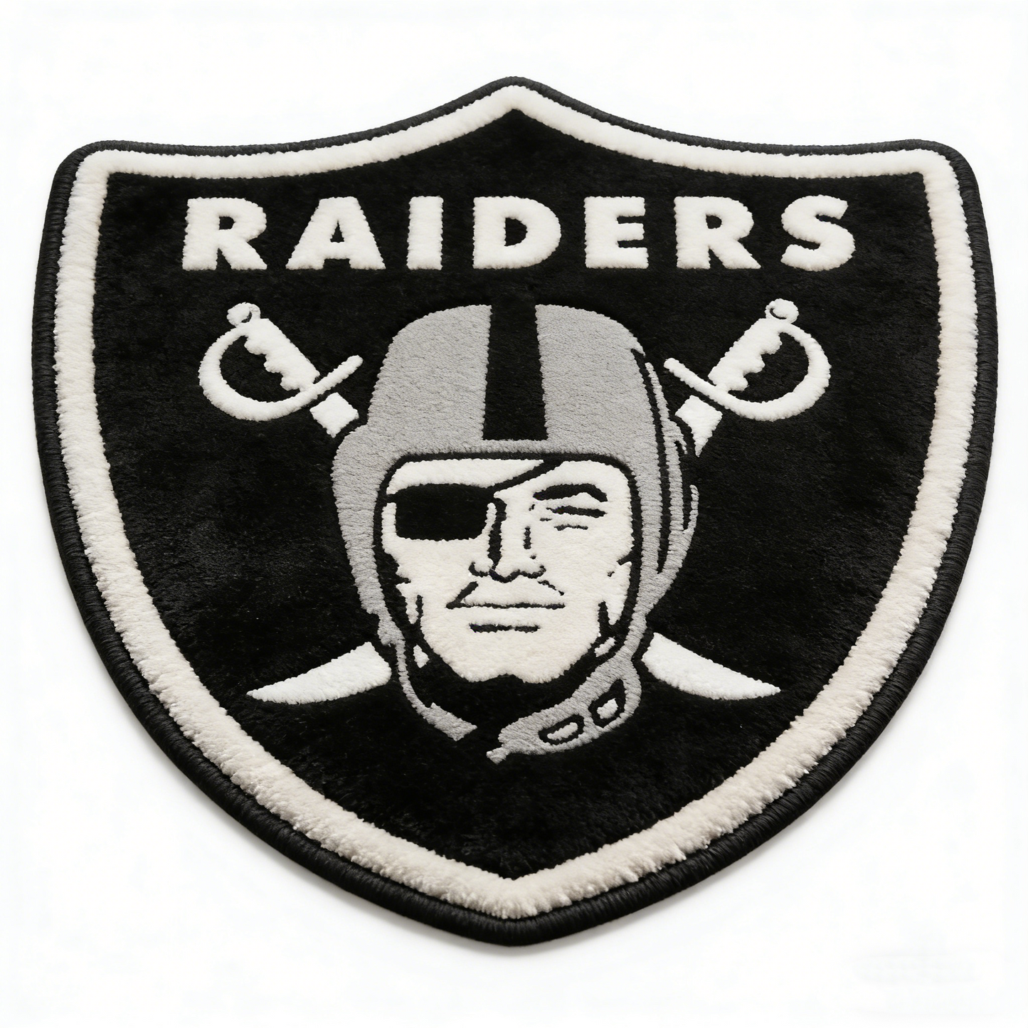 Las Vegas Raiders Logo Rug