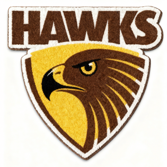 Hawthorn Hawks FC Logo Rug