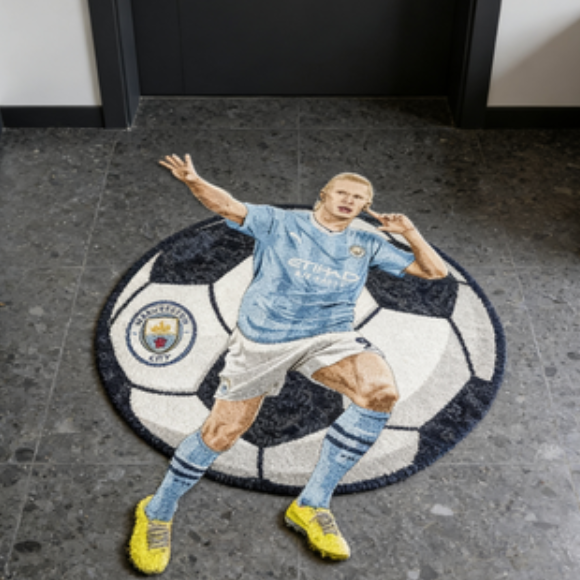 Erling Haaland Rug