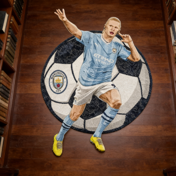 Erling Haaland Rug
