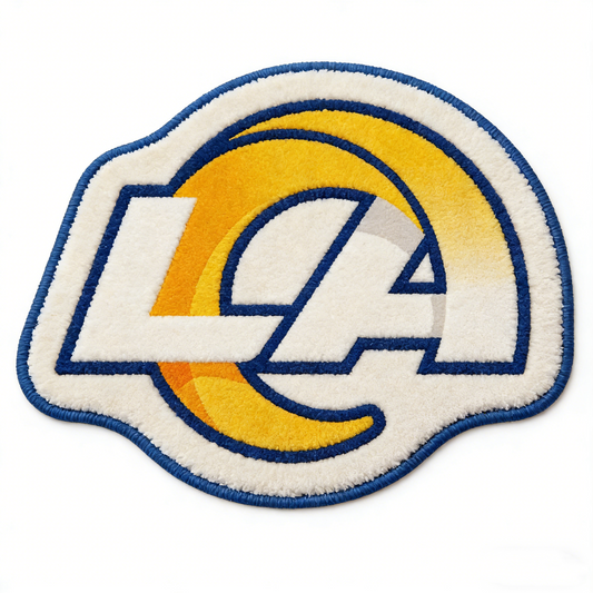 Los Angeles Rams Logo Rug