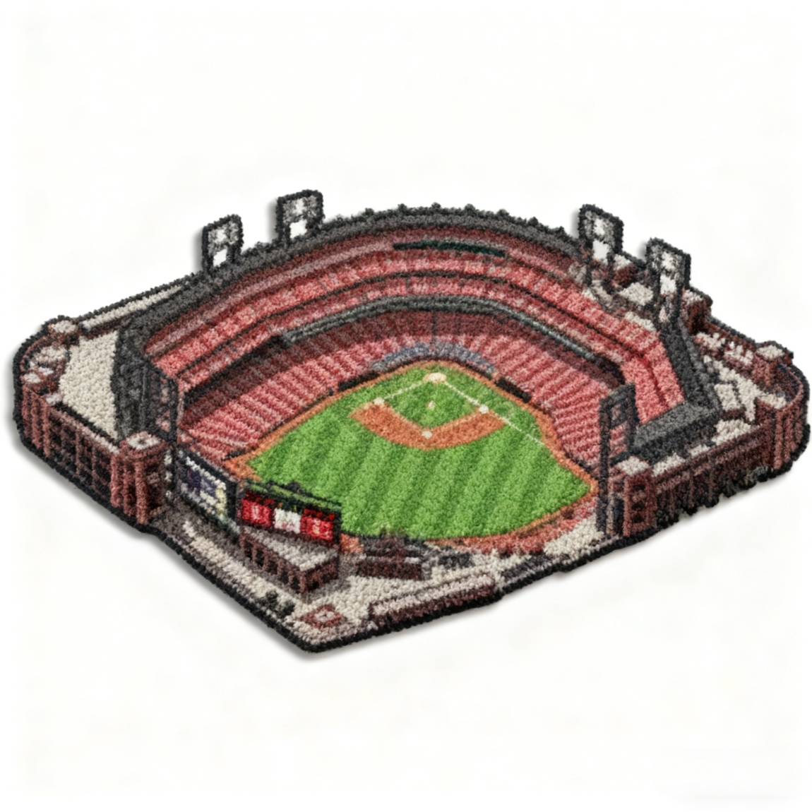 St. Louis Cardinalsm Busch Stadium Rug
