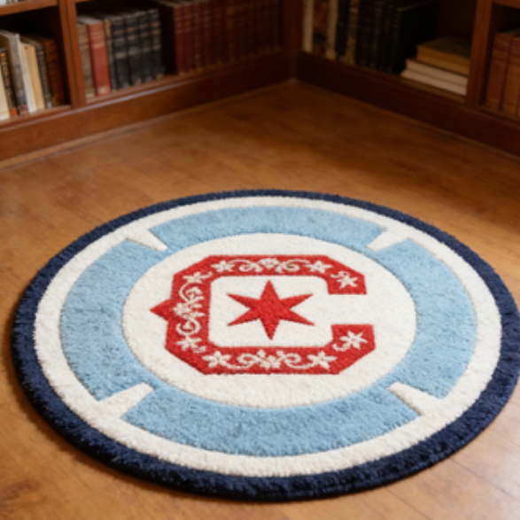 Chicago Fire® Logo Rug