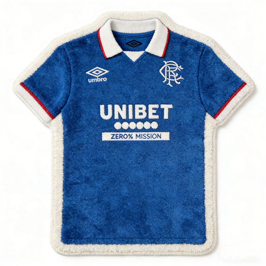 Glasgow Rangers FC Team jersey Rug