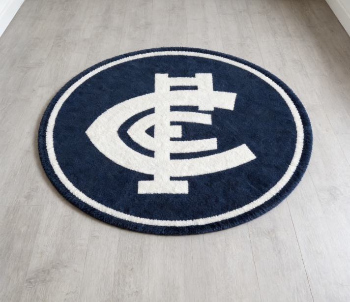 Carlton Fc Logo Rug