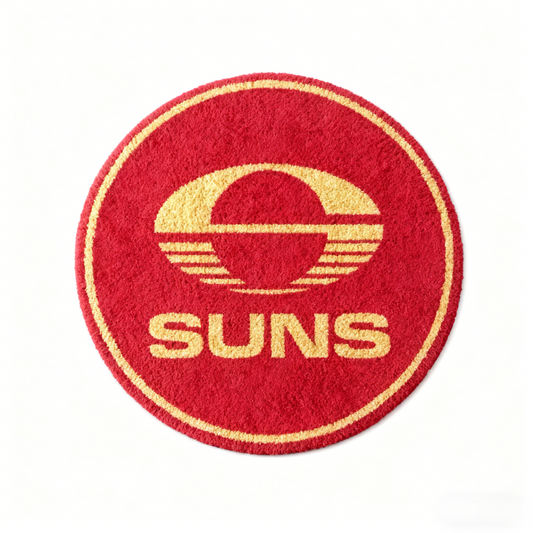 Gold Coast suns Fc Logo Rug