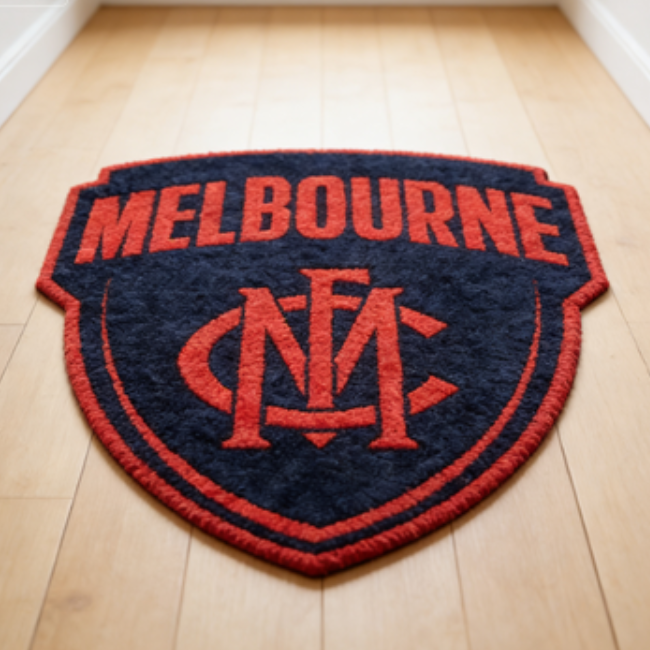 Melbourne Fc Logo Rug