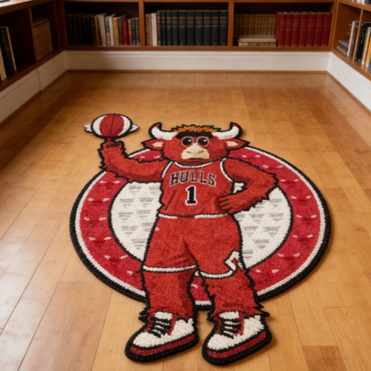 Chicago Bulls™ Mascot Rug
