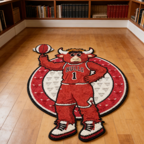 Chicago Bulls™ Mascot Rug