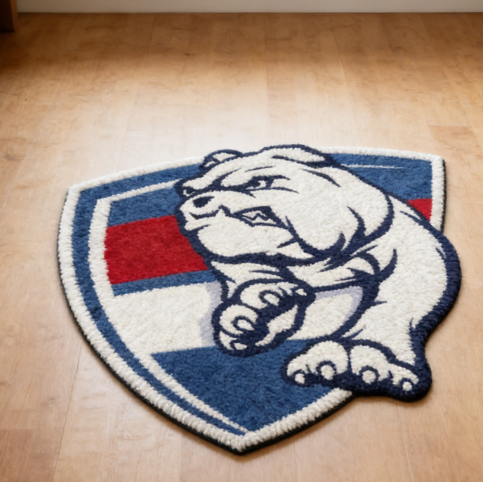 Western Bulldogs Logo Rug