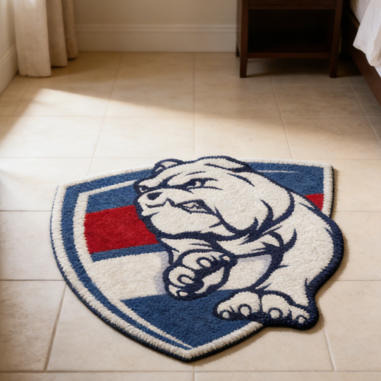 Western Bulldogs Logo Rug