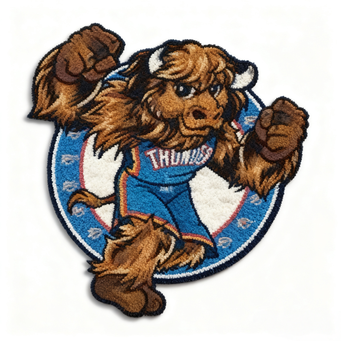 Oklahoma city Thunder™ Mascot Rug