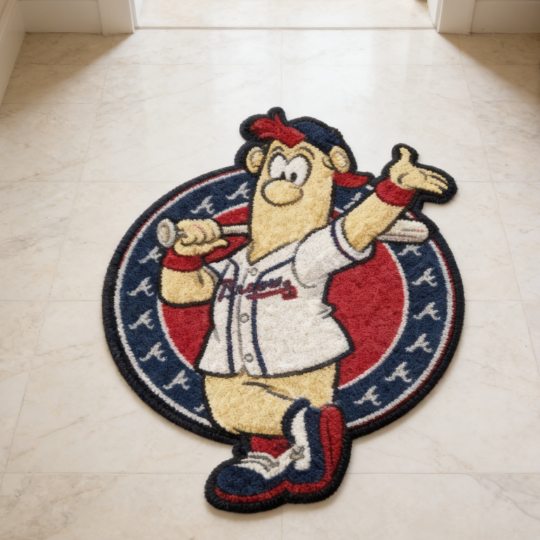 Atlanta Braves Mascot Rug