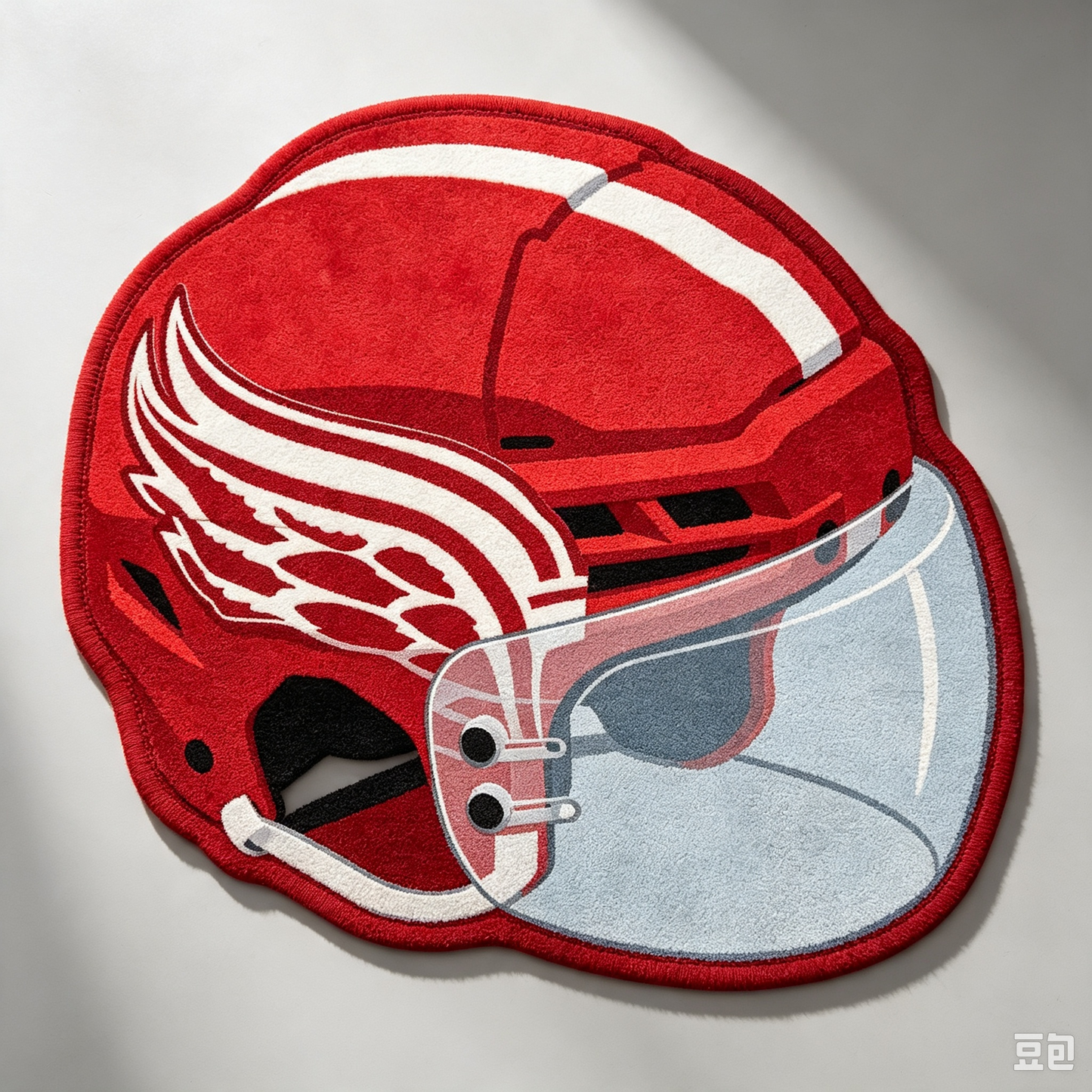 Detroit Red Wings Helmet Rug