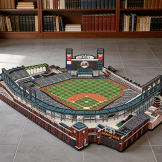 San Francisco Giantsm Oracle Park stadium Rug
