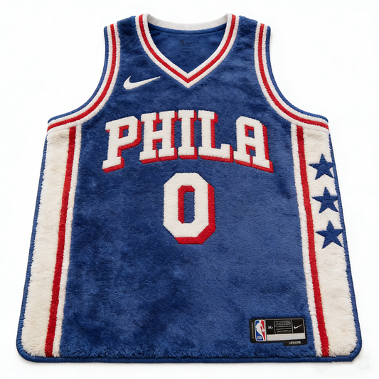 Philadelphia 76ers jersey Rug