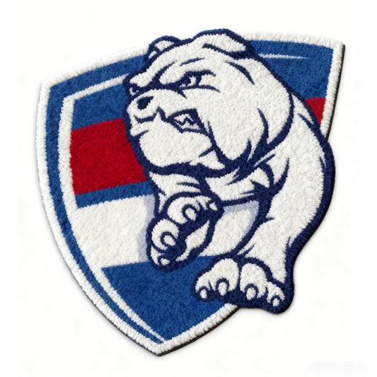 Western Bulldogs Logo Rug
