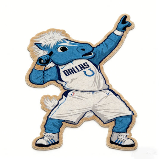 Dallas Mavericks mascot Rug