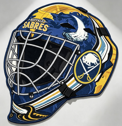 Buffalo Sabres Goalie Helmet Rug