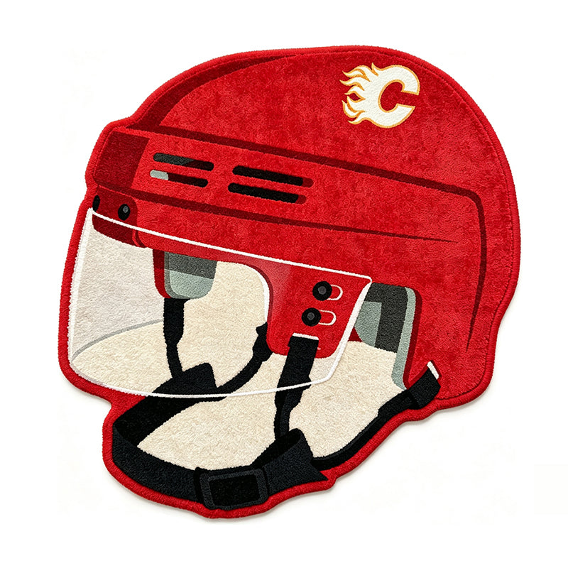Calgary Flames Helmet Rug