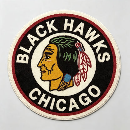 Chicago Blackhawks Logo Rug（1941 -1955）