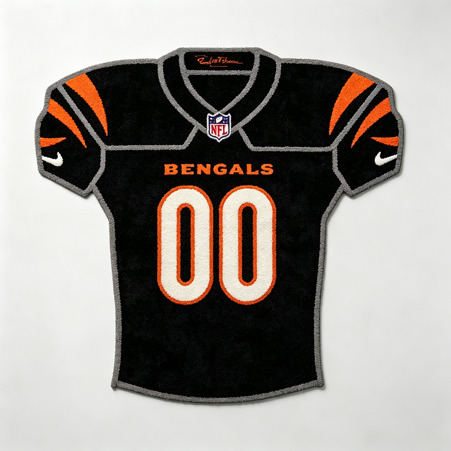 Cincinnati Bengals uniform Rug