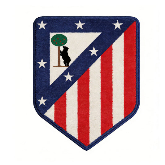 Club atlético de Madrid Logo Rug