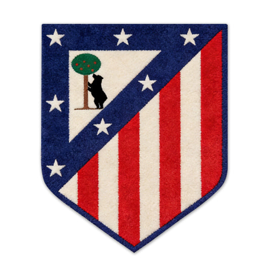 Club atlético de Madrid Logo Rug