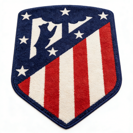Club atlético de madrid Logo Rug
