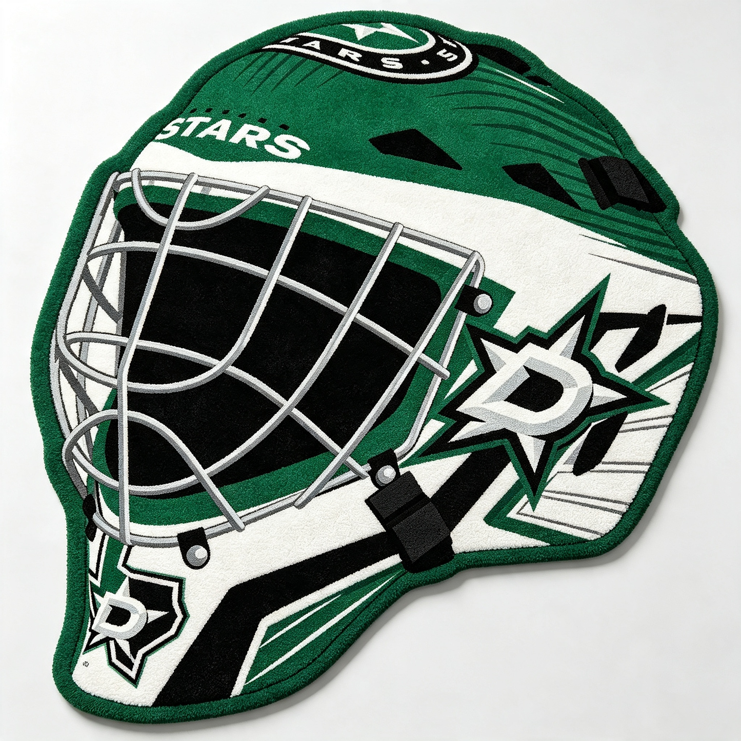 Dallas Stars Goalie Helmet Rug