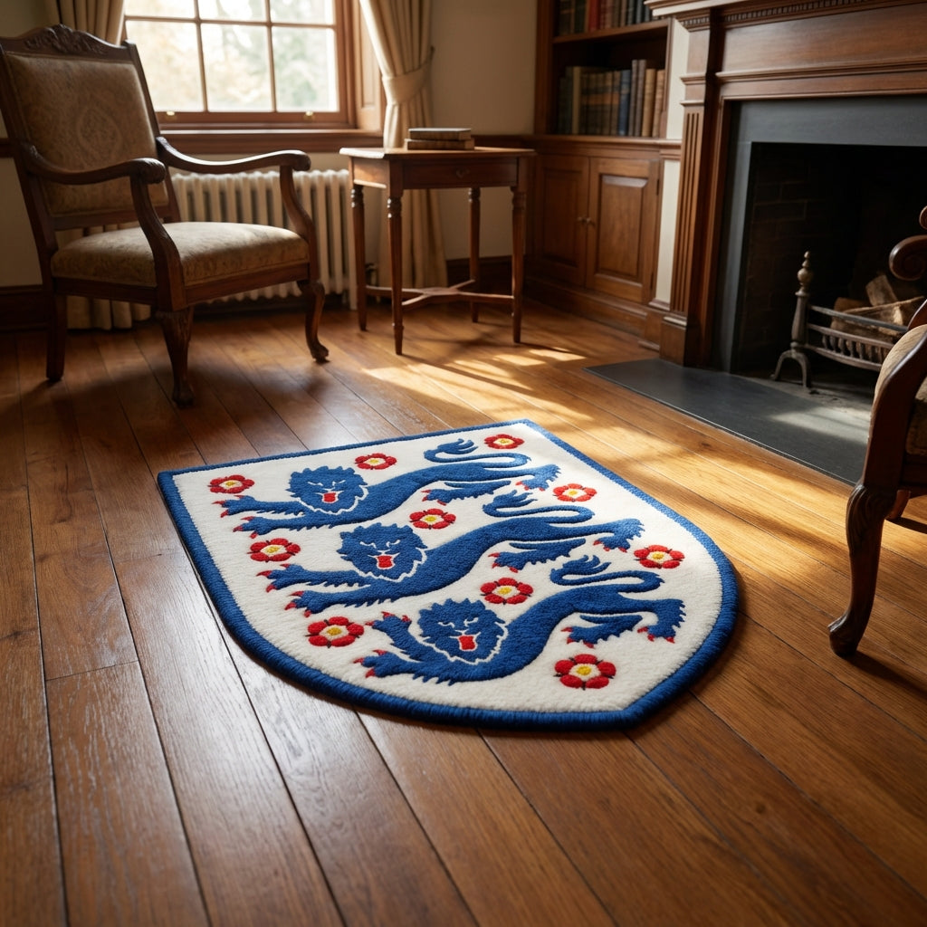 England Football Logo Rug